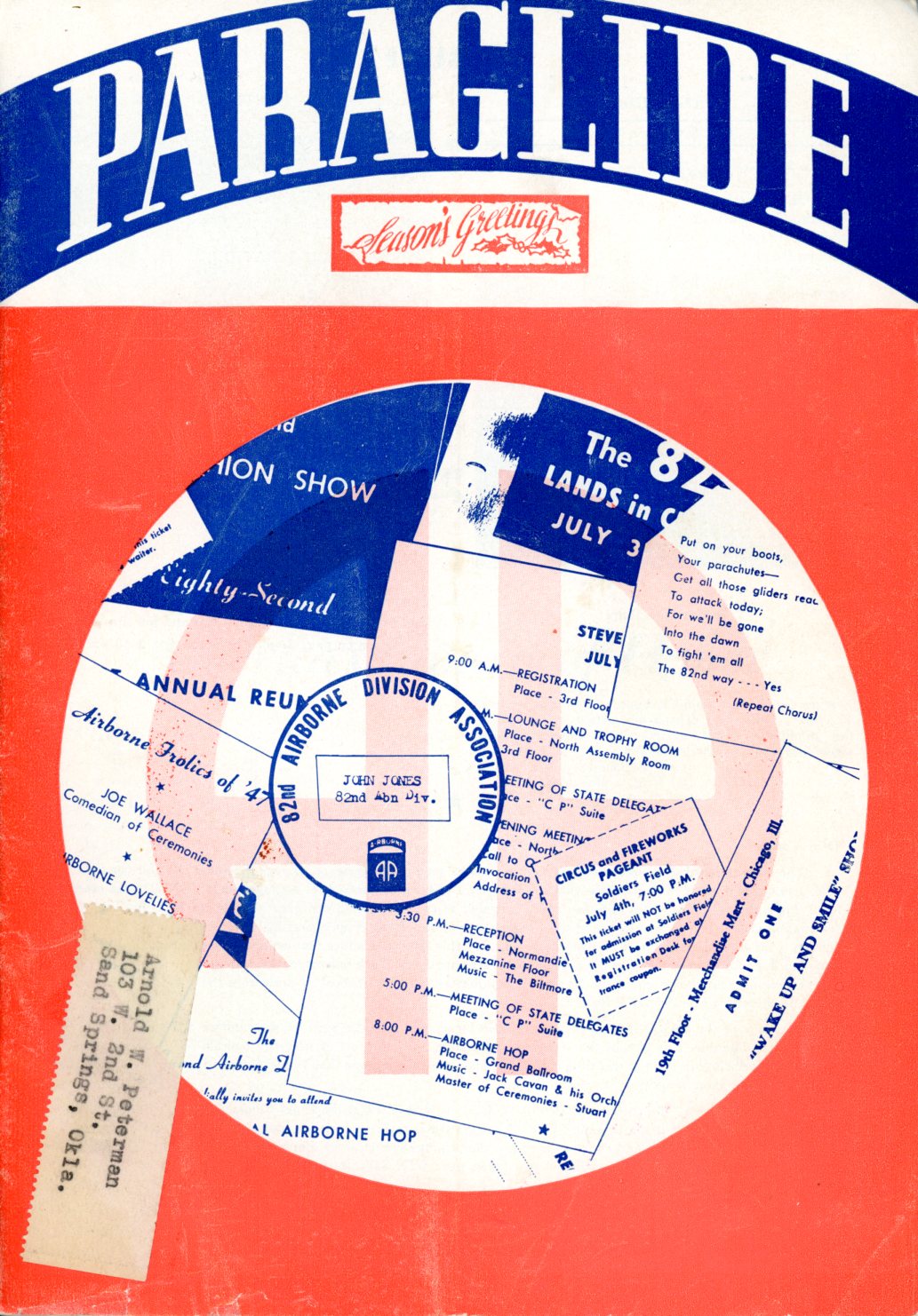 1947 copy of the "Paraglide" magazine.
